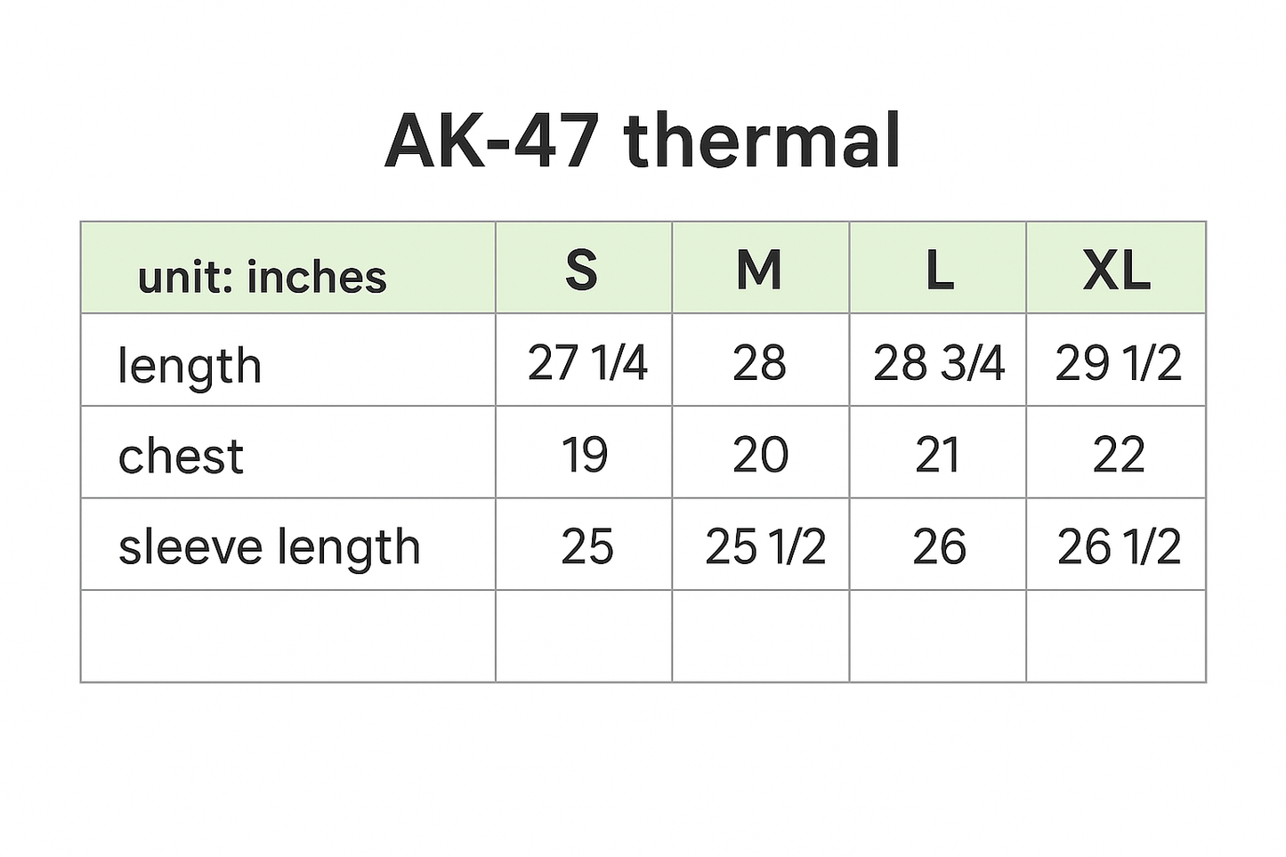 AK 47 Thermal