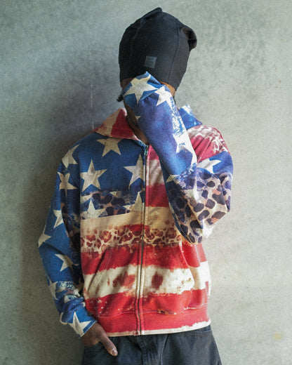 USA CHEETAH HOODIE